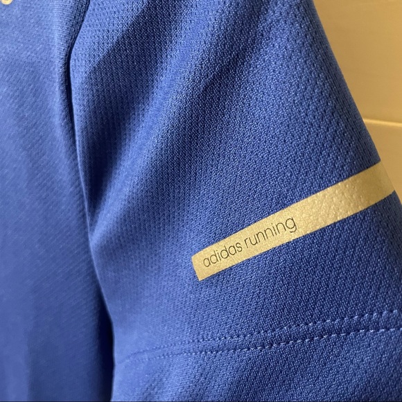 Adidas Running T-Shirt :: Size Small :: Blue - Picture 3 of 3